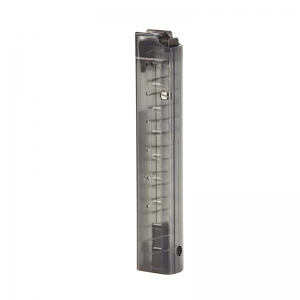 B&T, Magazine, 9MM, 30 Rounds, Fits TP9/APC9/GHM9, Polymer, Clear