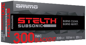 Ammo Inc 300B220TMCSTLA20 stelTH 300Blackout 220gr