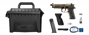 Beretta USA JS92M9A4GBRZ15 M9A4 Overlanding Full Size Frame 9mm Luger 15+1