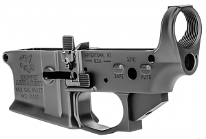 Griffin Armament MK2AL MK2 Stripped Lower Receiver 7075-T6 Aluminum Black Anodized for AR-15