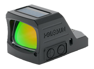 Holosun HE407CX3GR Hard Anodized Black 1x 2 MOA Green Dot Reticle