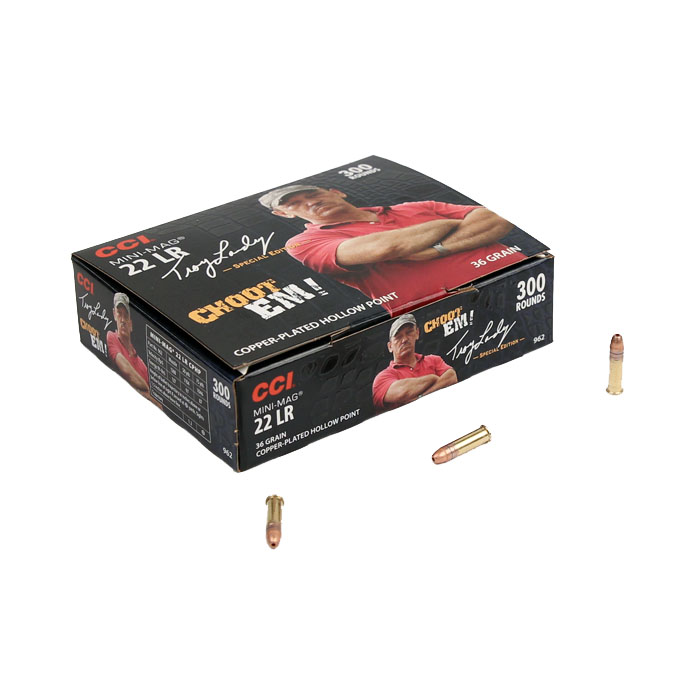 CCI Signature Mini Mag .22LR 36GR Copper-Plated Hollow Point - 300RD
