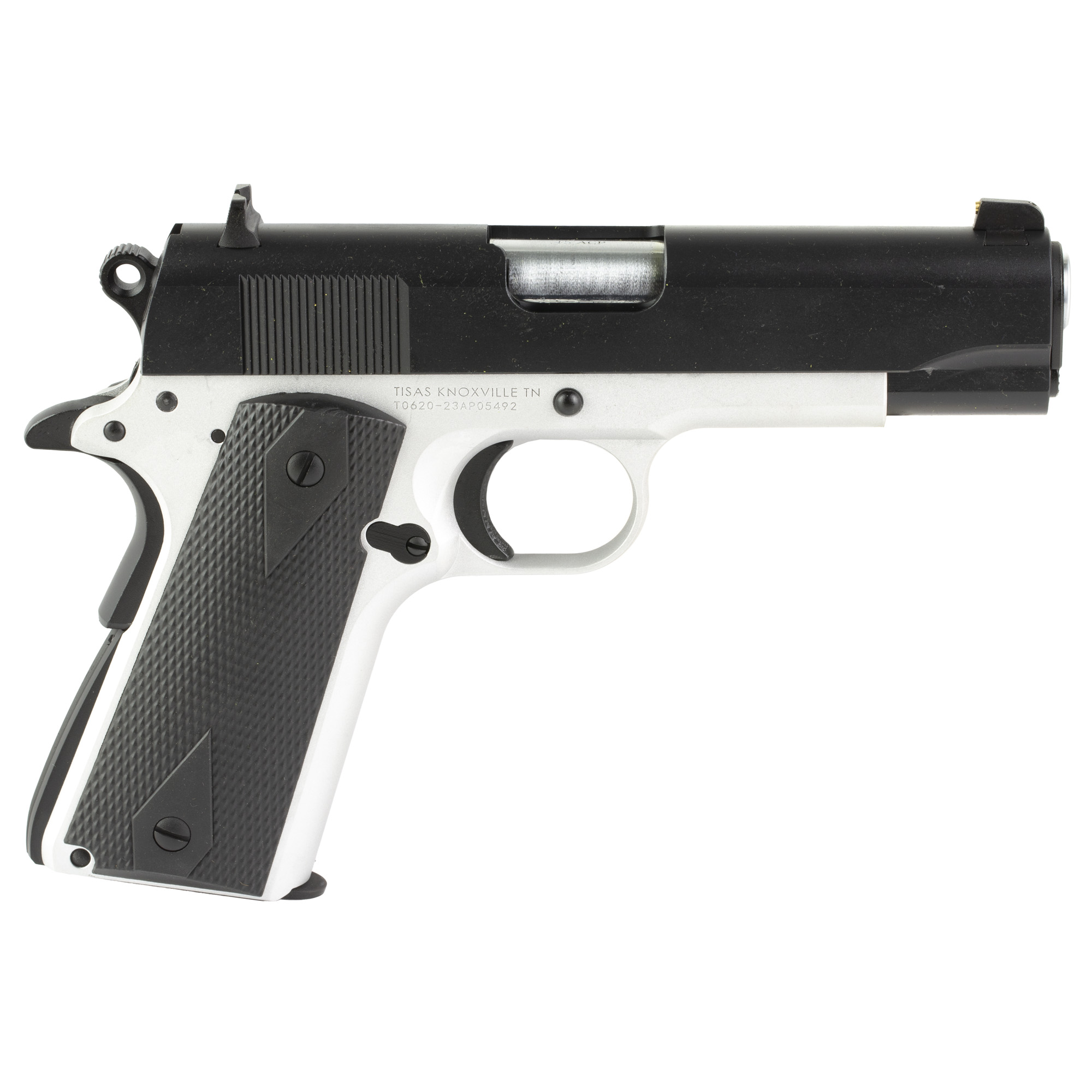 Tisas, 1911 Aviator, Single Action Only, Semi-automatic, Metal Frame Pistol, Commander, 45ACP, 4.25