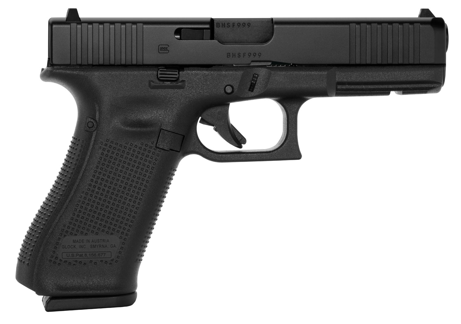  Glock 17 GEN 5 9mm - Black - Front Serrations