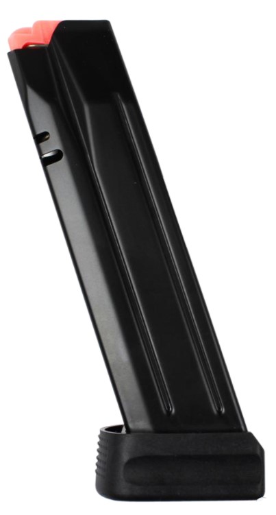 CZ-USA 11443 OEM Blued Detachable 21rd for 9mm Luger CZ P-09, P-10F with Reversible/Ambidextrous Mag Catch
