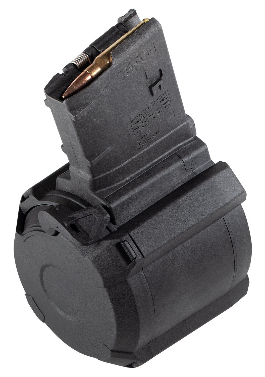 Magpul PMAG D-50 AR10 .308 50RD Magazine - BLACK