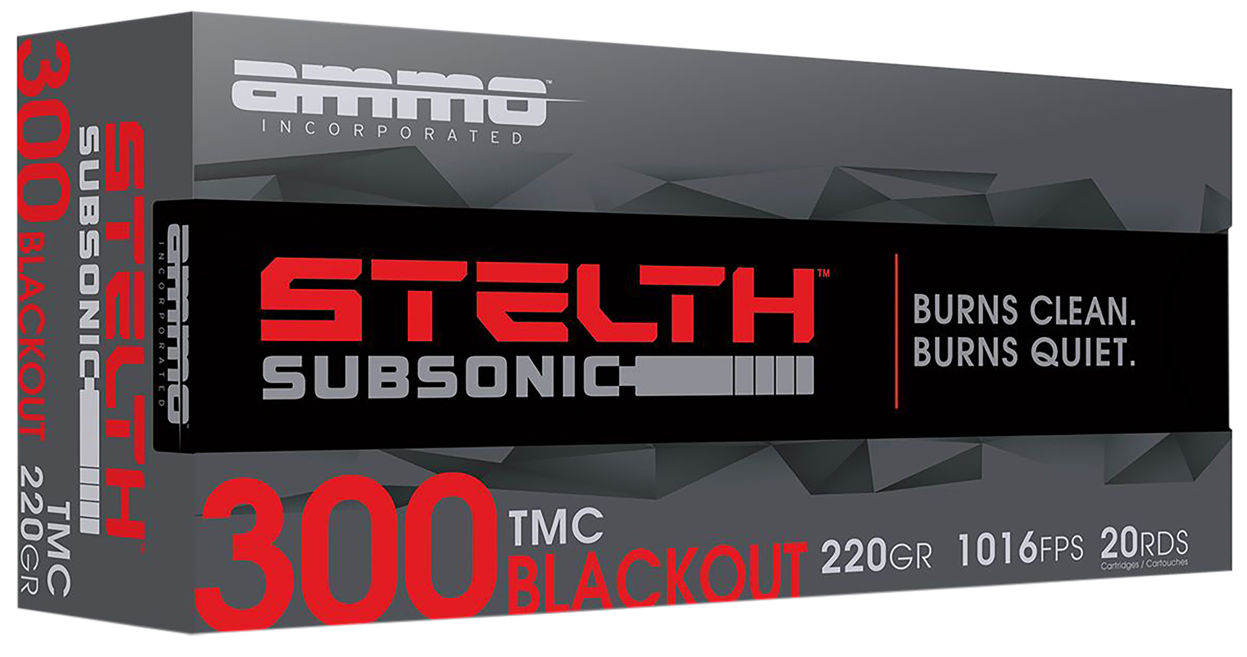 Ammo Inc 300B220TMCSTLA20 stelTH 300Blackout 220gr