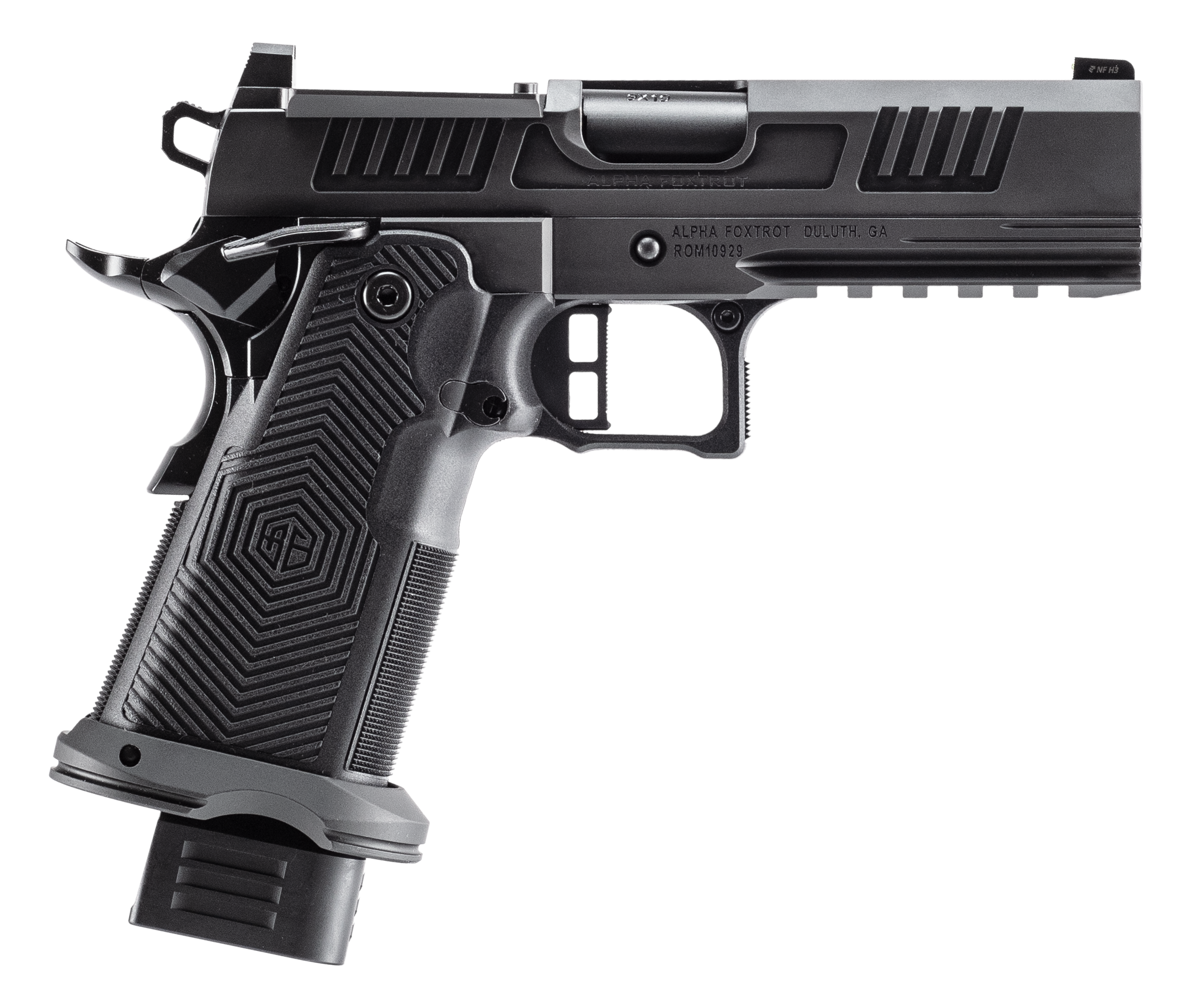 Alpha Foxtrot AA39X1CID-XDBK19 AF1911 Romulus 9mm Luger 20+1 4.25