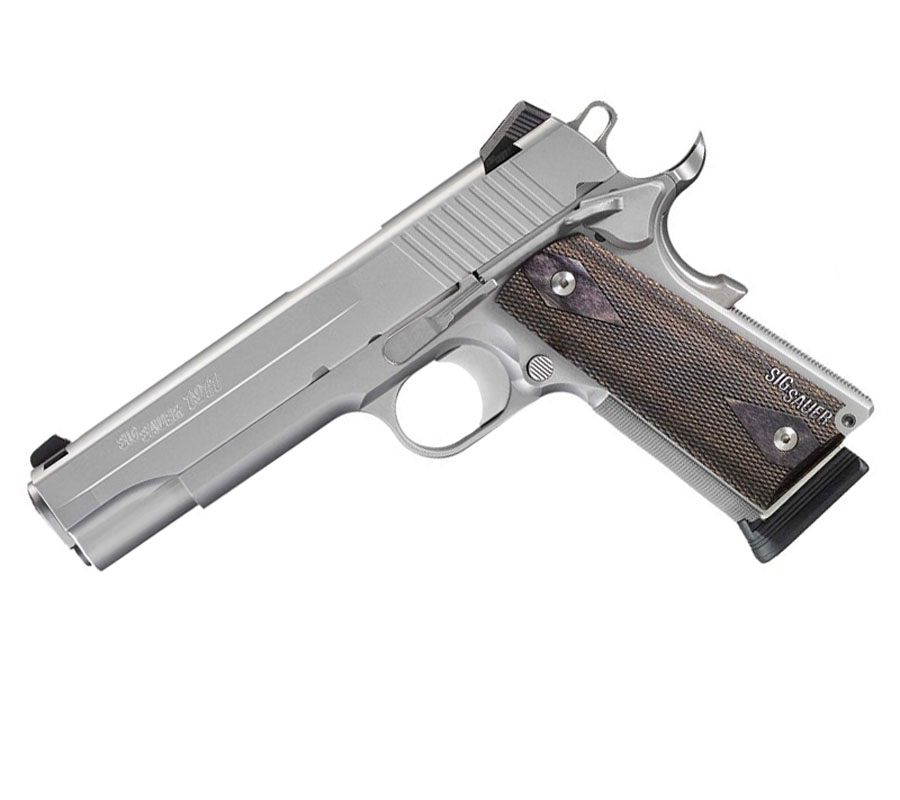 Sig Sauer 1911, .45ACP, Stainless Steel, Night Sights