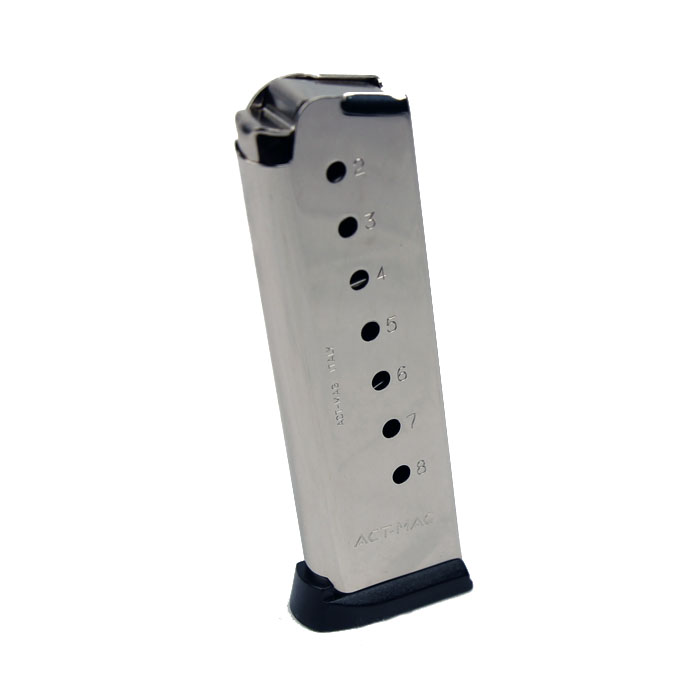 ACT-MAG .45ACP 8RD Nickel - Full Size 1911 Magazine