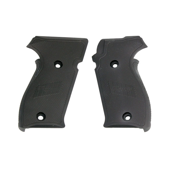 Sig Sauer P220 Grips, Aluminum - BLACK