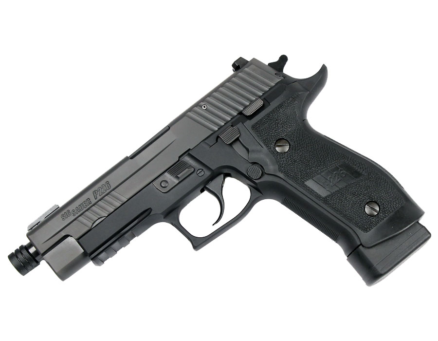 Sig Sauer P226 TACOPS, 9mm, Nitron, Night Sights, DA/SA, Threaded BBL