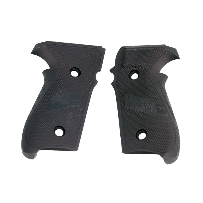 Sig Sauer P229 Grips, Aluminum - BLACK