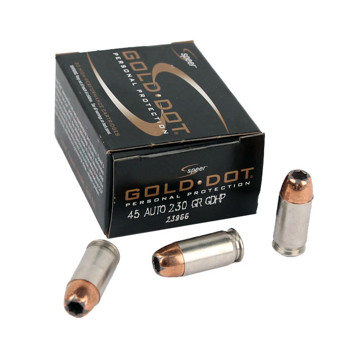 Speer Gold Dot .45ACP 230 GR. GDHP - 20RD