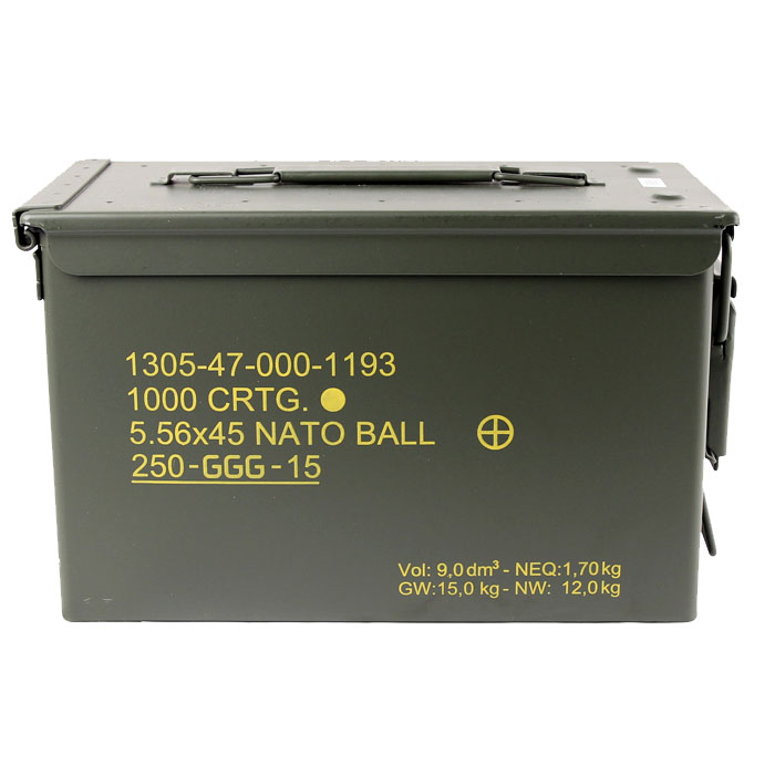 GGG 5.56X45mm GP21 (SS109) NATO Ball - 1000RD Can