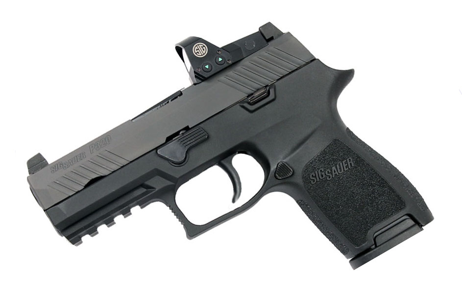 Sig Sauer P320 Compact RX, 9mm, Nitron, SigLite Night Sights, DAO Top