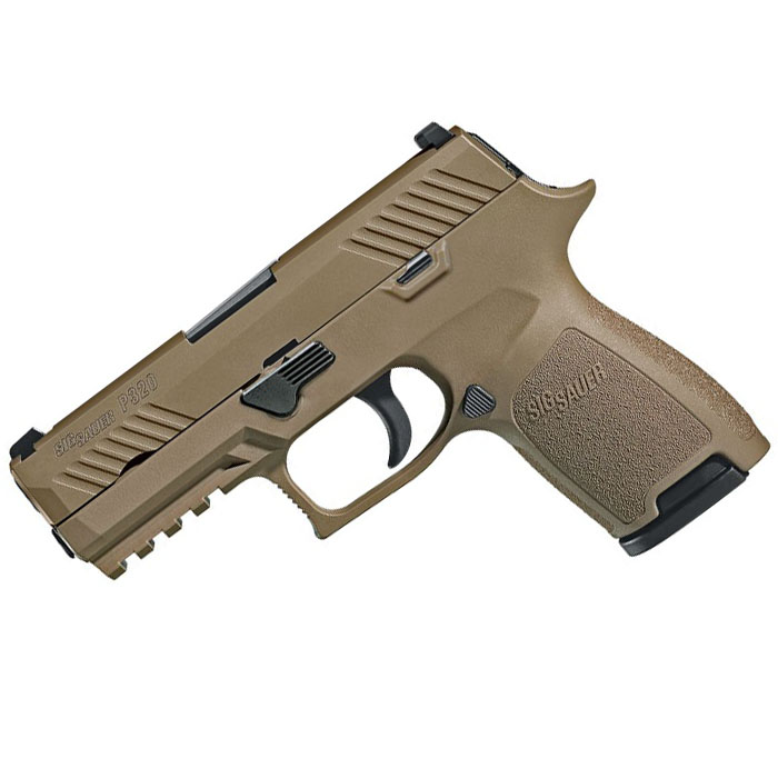 Sig Sauer P320 Compact, 9mm, FDE, SigLite Night Sights, DAO