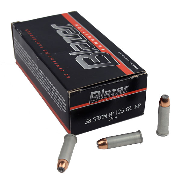 CCI Blazer .38 Special 125 GR. JHP +P - Aluminum - 50RD