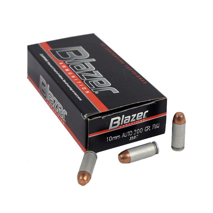CCI Blazer 10mm Auto 200 GR. FMJ - Aluminum - 50RD