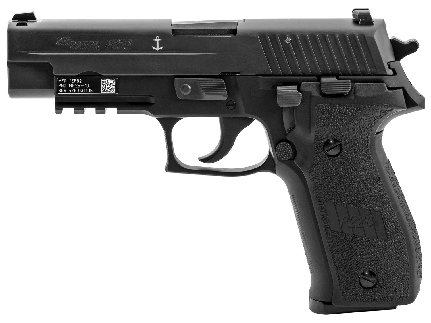 Sig Sauer MK25-10 P226 MK25 w/Engraved US Navy Anchor 9mm Luger 4.40