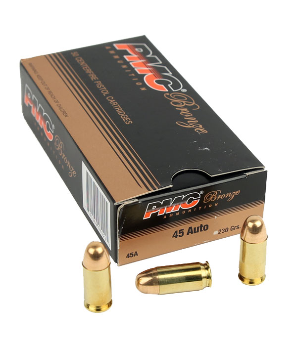 PMC Bronze Line .45ACP 230 GR. FMJ - 50RD