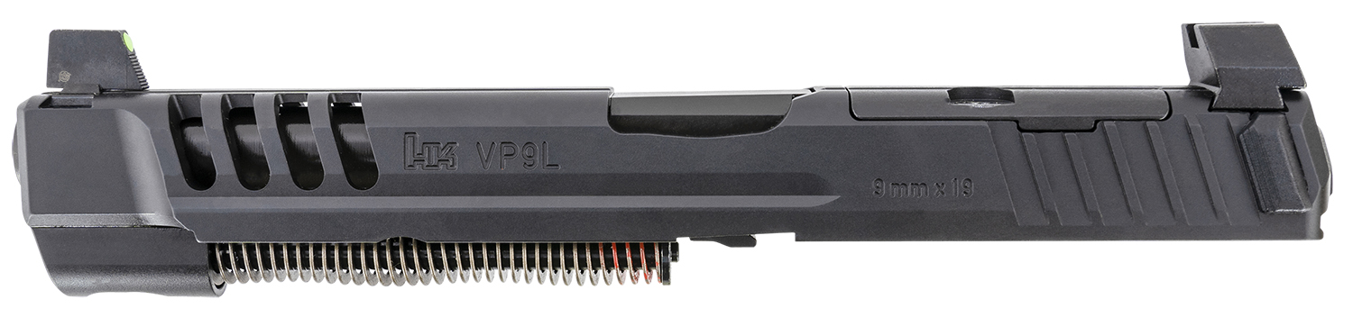 HK 51001081 VP9 Optic Ready Slide Black Steel with Tall Sights & Cover for HK VP9