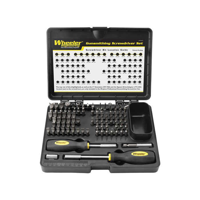  Wheeler Engineering 89-Piece Professional Gunsmith Screwdriver Set