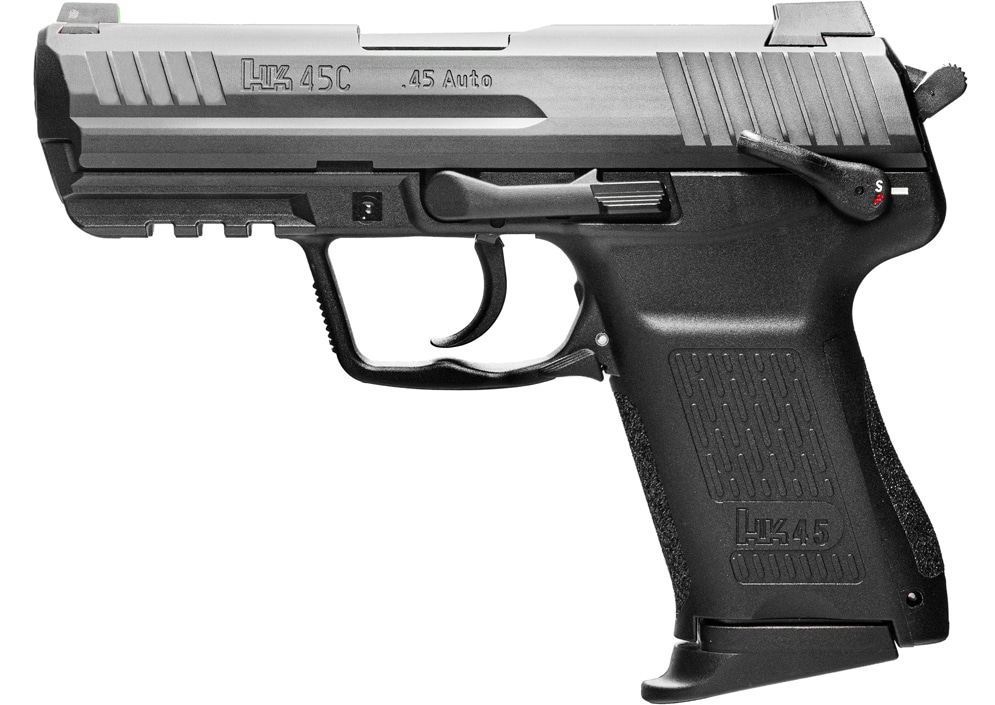 H&K HK45C Compact .45ACP, DA/SA, fixed sights