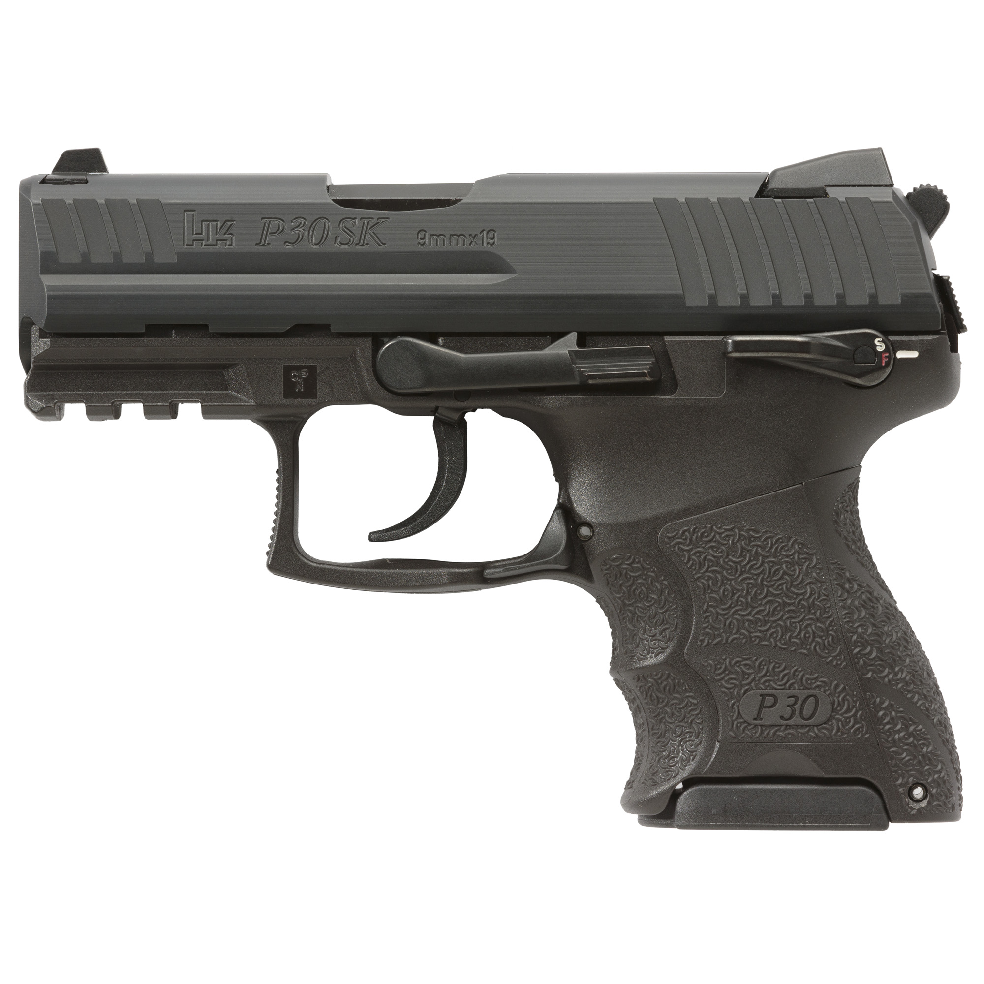 HK 81000546 P30SK Subcompact V3 SA/DA 9mm Luger Caliber with 3.27
