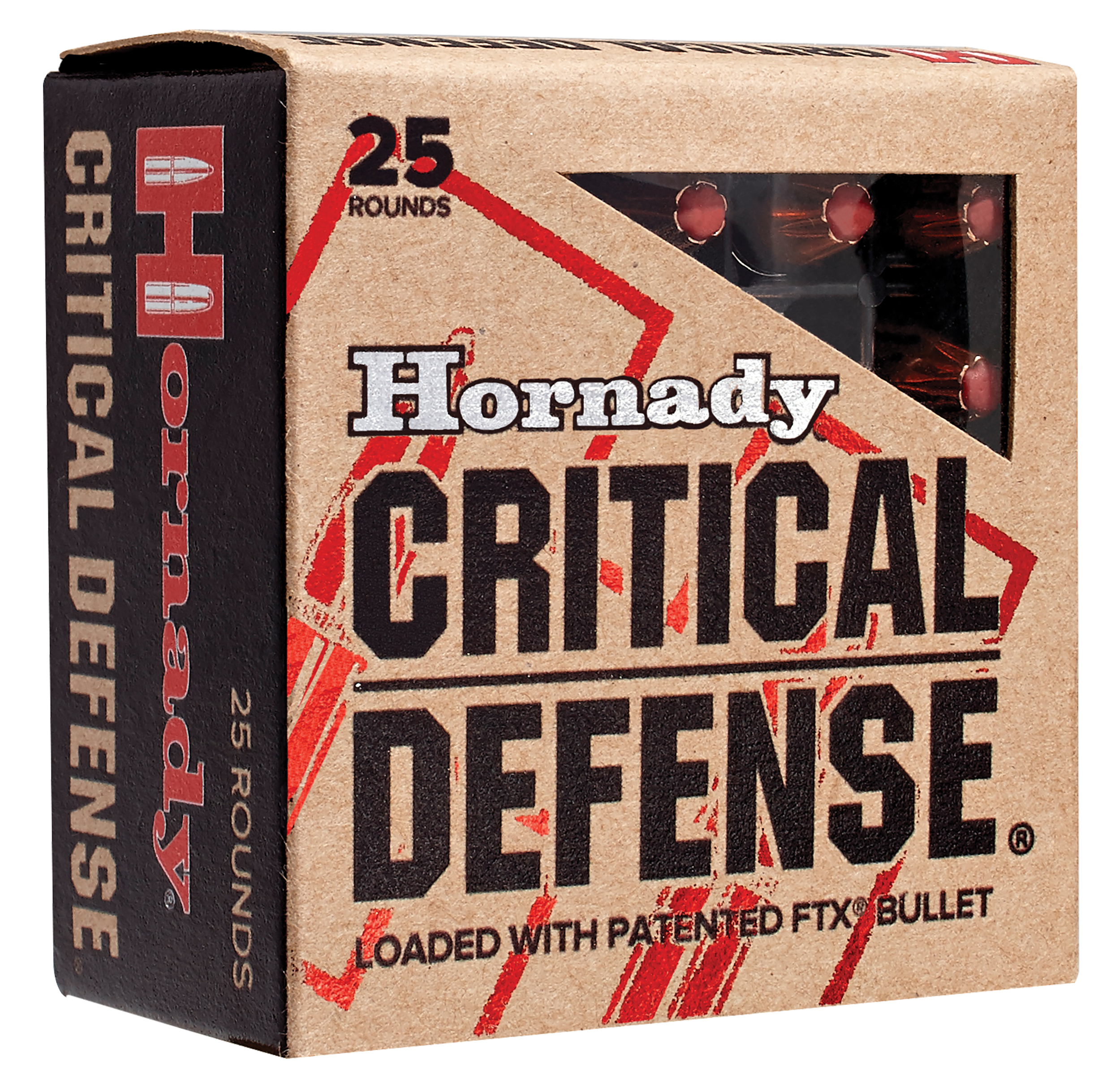 Hornady 90063 Critical Defense 32ACP 60gr Hornady Flex Tip eXpanding 25 Per Box