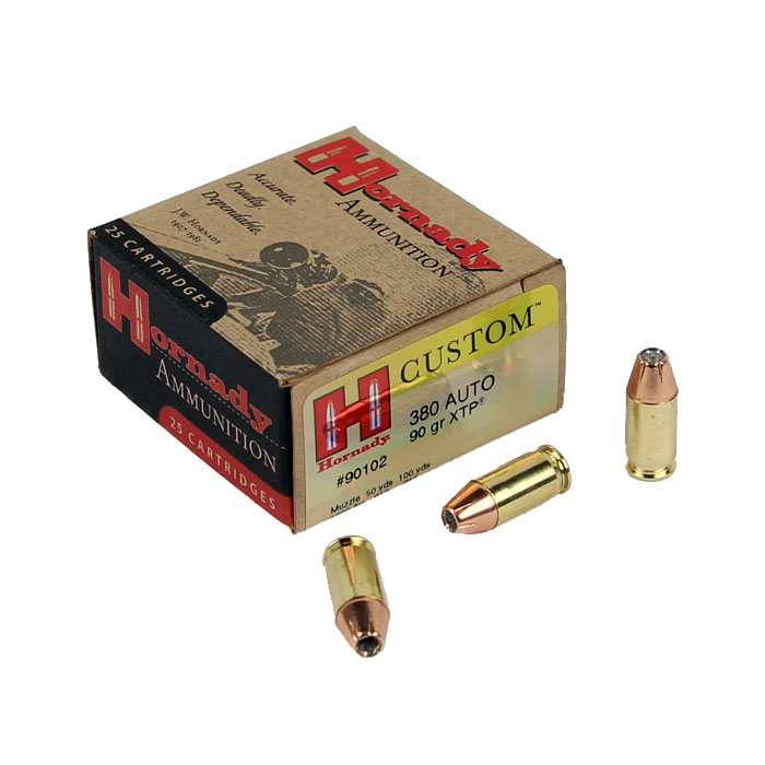 Hornady Custom .380 90 GR. XTP HP - 25RD