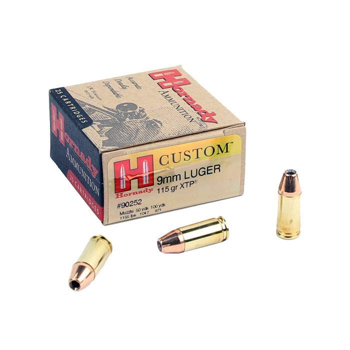 Hornady 9mm Luger 115 GR. XTP JHP - 25RD