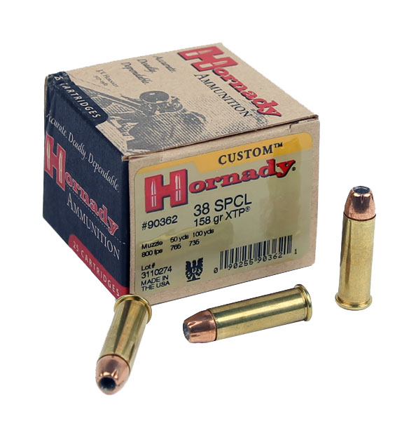 Hornady .38 Special 158 GR. JHP/XTP - 25RD