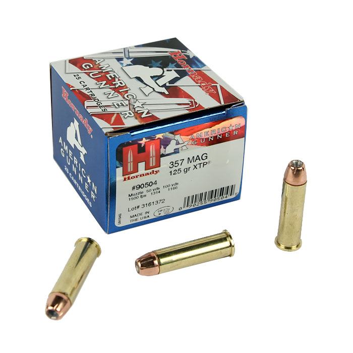 Hornady American Gunner .357 Magnum 125 GR. XTP HP - 25RD