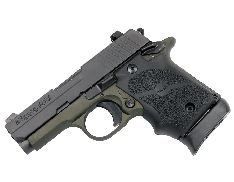 Sig Sauer P938 9mm, Night Sights, Army Green