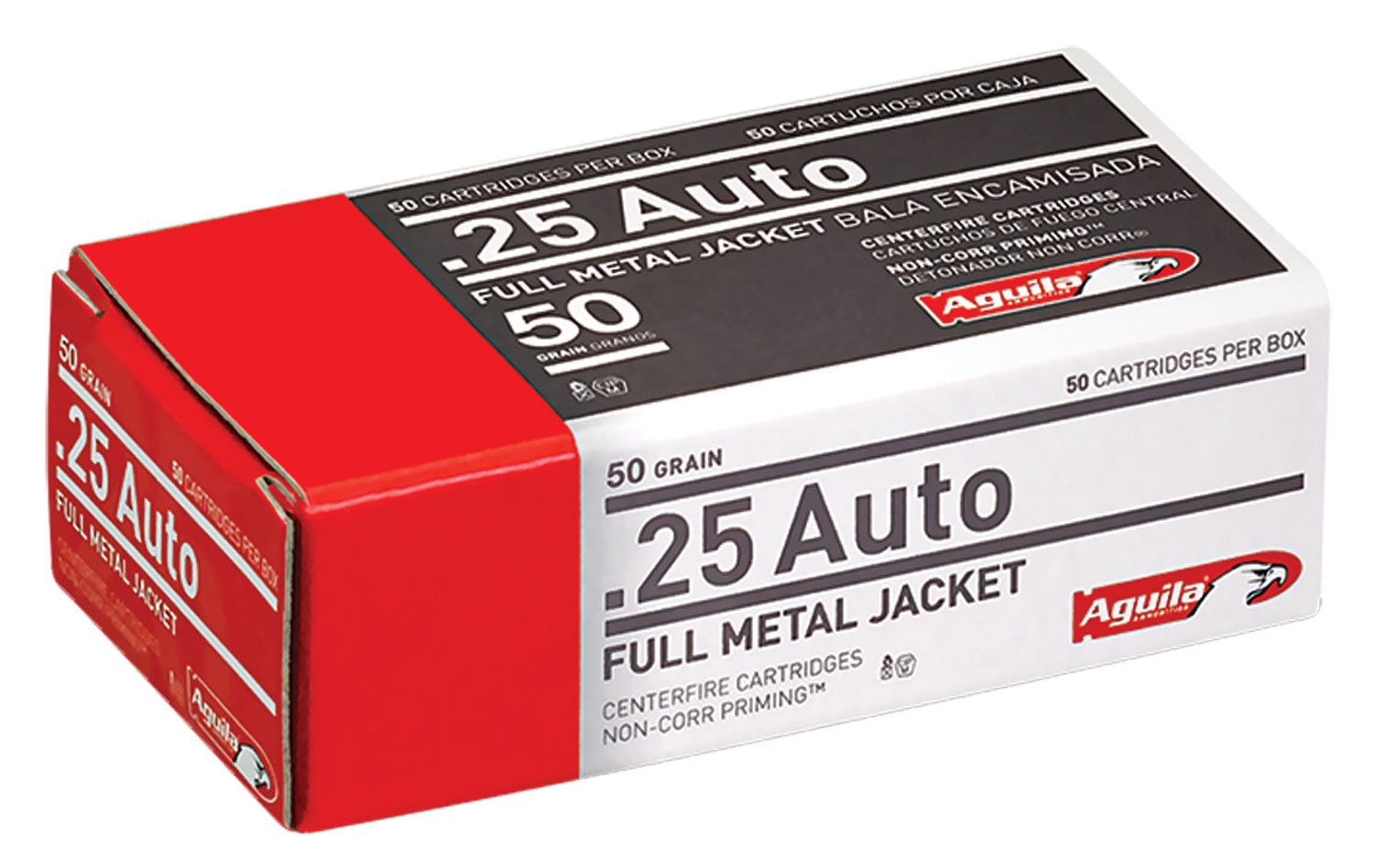 Aguila .25 Auto 50GR FMJ - 50RD