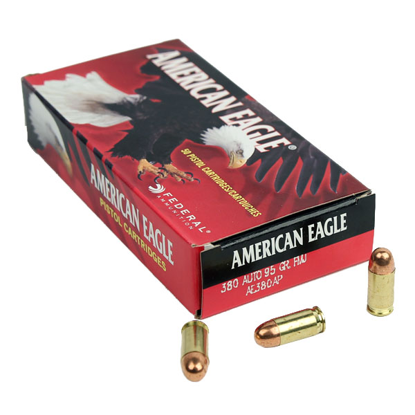 Federal American Eagle .380 Auto 95GR. FMJ - 50RD