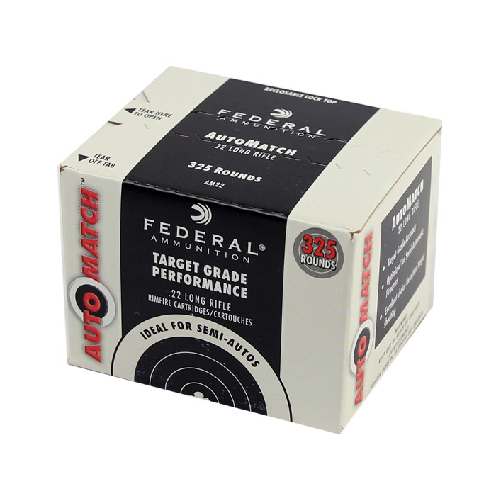 Federal AutoMatch .22LR 40GR Solid - 325RD