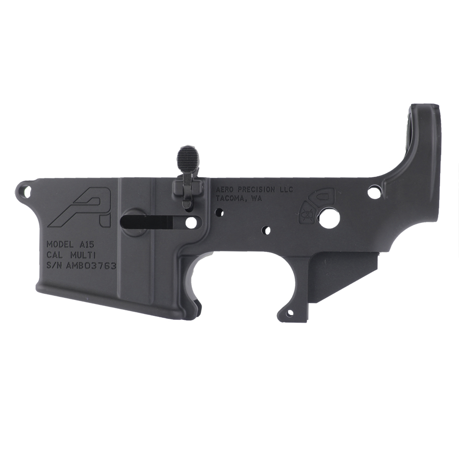 Aero Precision AR15 Stripped Ambidextrous Lower Receiver - BLK