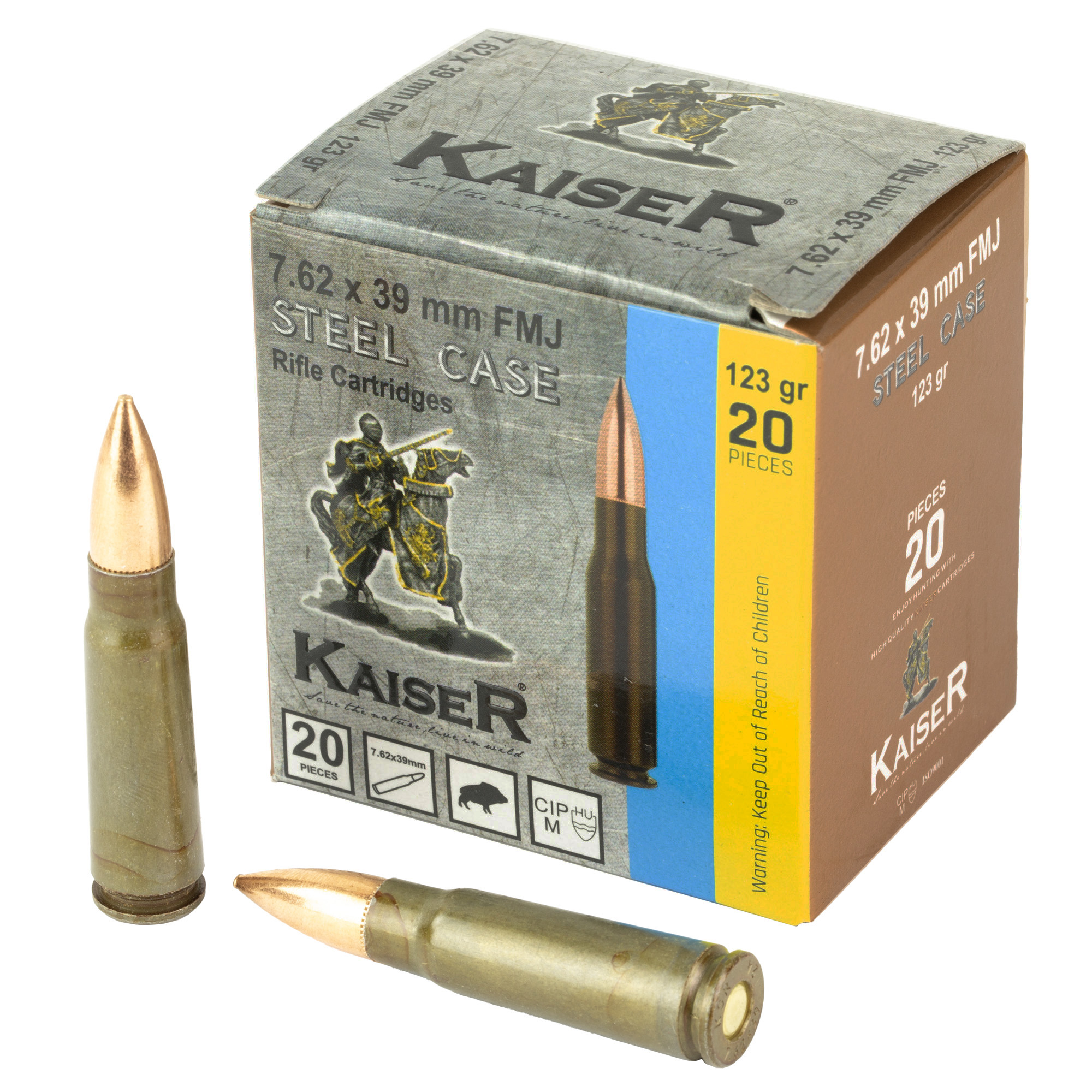 Century Arms AM8313 Kaiser 7.62X39 123gr Full Metal Jacket