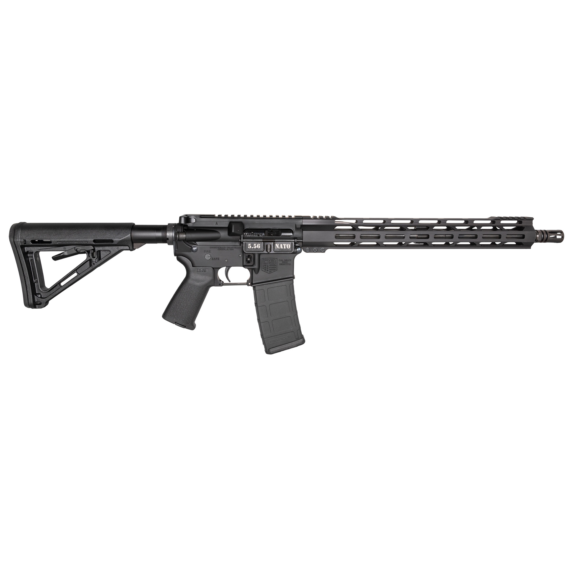 Diamondback Firearms, DB15, Semi-automatic Modern Sporting Rifle, 223 Remington/556NATO, 16