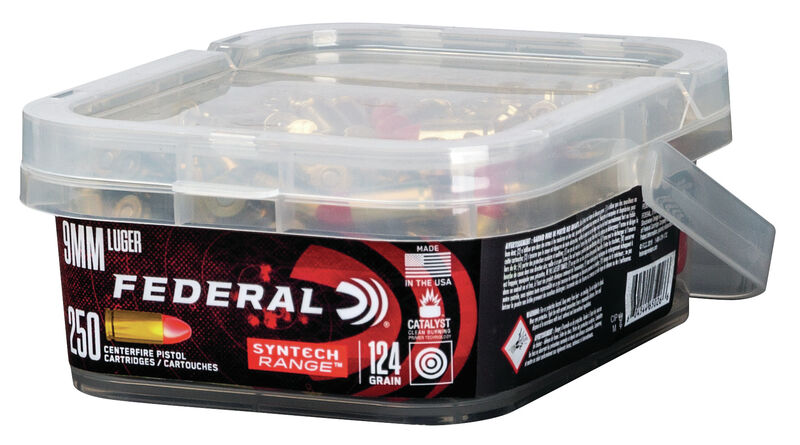 Federal 9mm Luger 124 GR Total Syntech Jacket Round Nose - 250RD