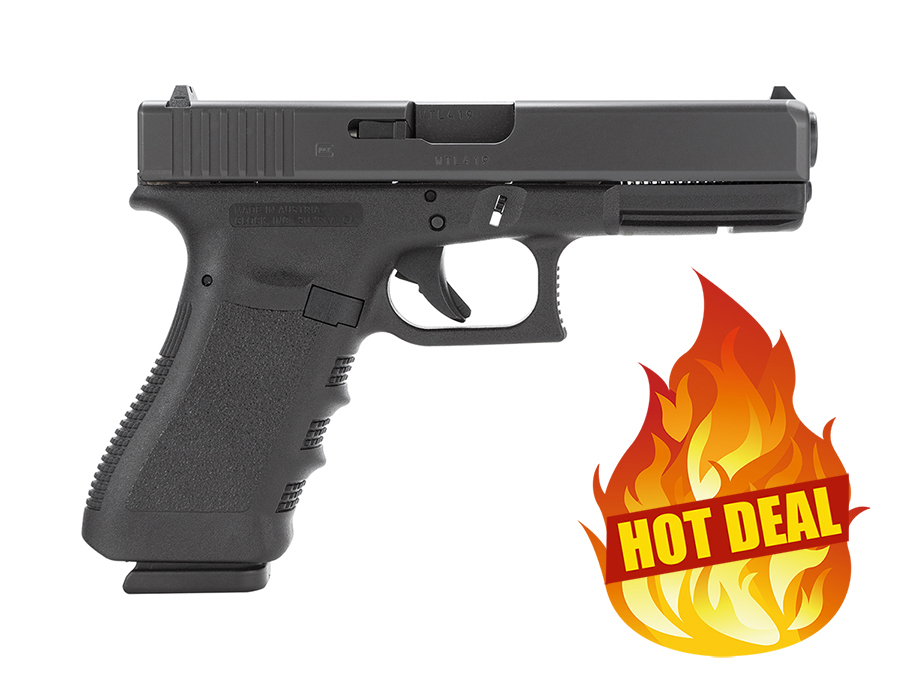 Glock 37 .45GAP, Standard Sights - BLACK