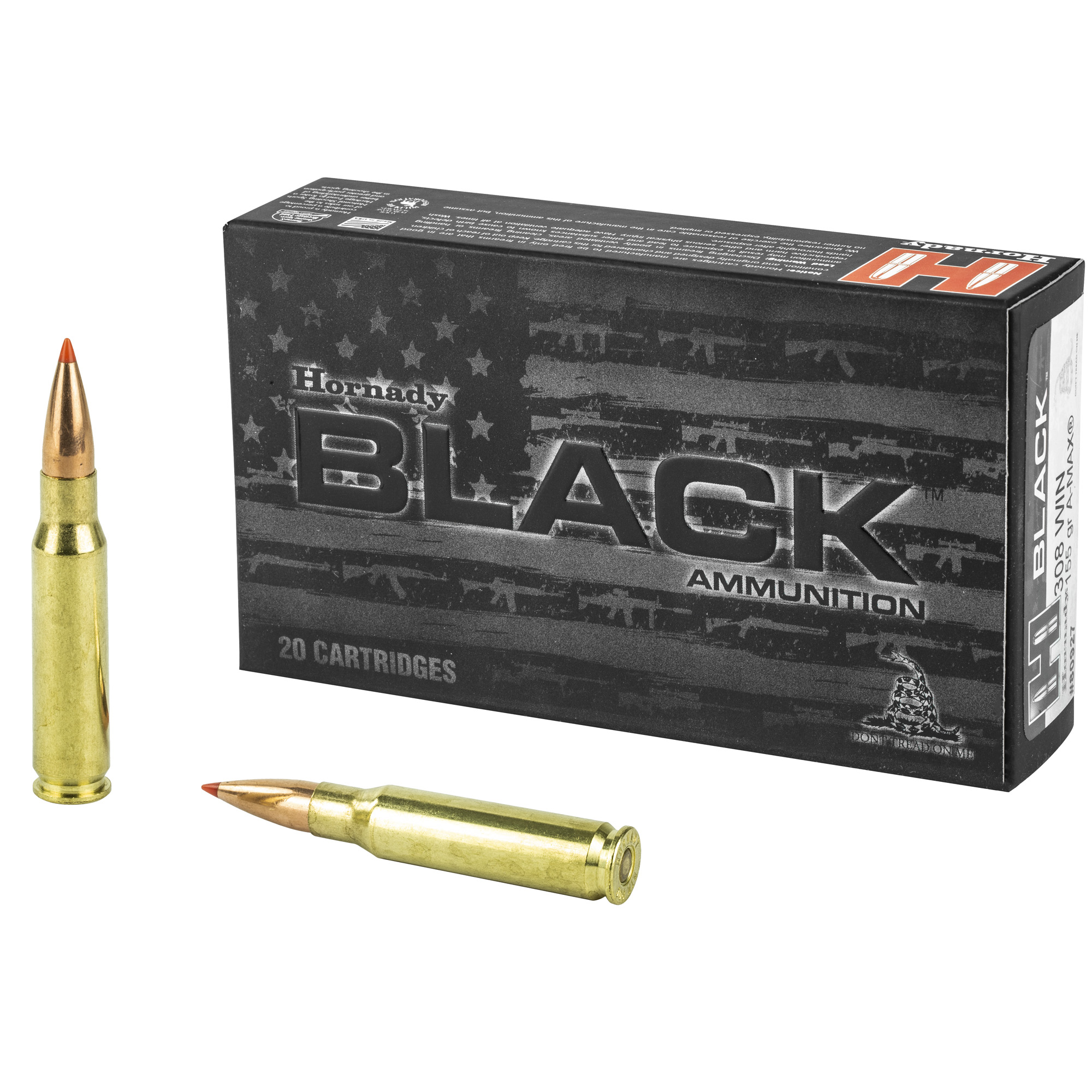 Hornady 80927 Black 308 Win 155 gr A-Max