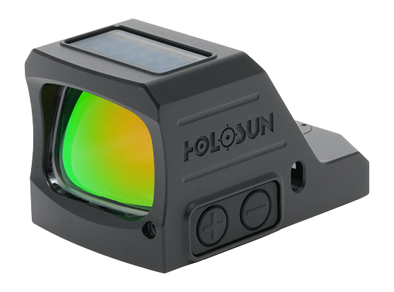 Holosun HE407CX3GR Hard Anodized Black 1x 2 MOA Green Dot Reticle