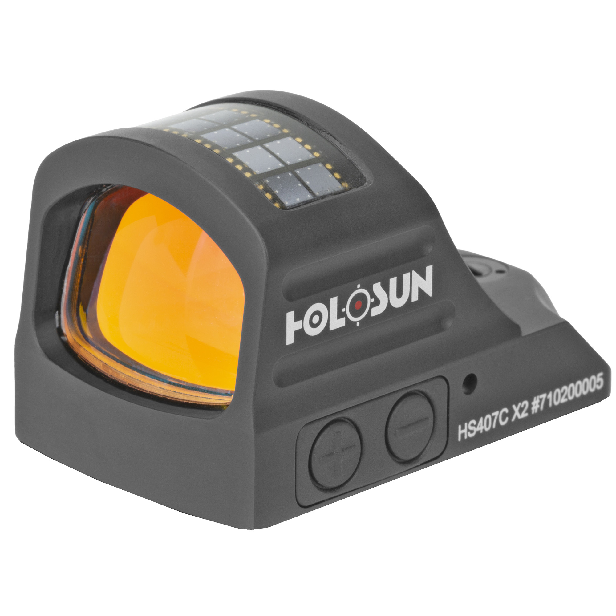 Holosun HS407C-X2 HS 407C-X2 Pistol 1x 2 MOA Red Dot Black Anodized Pistols
