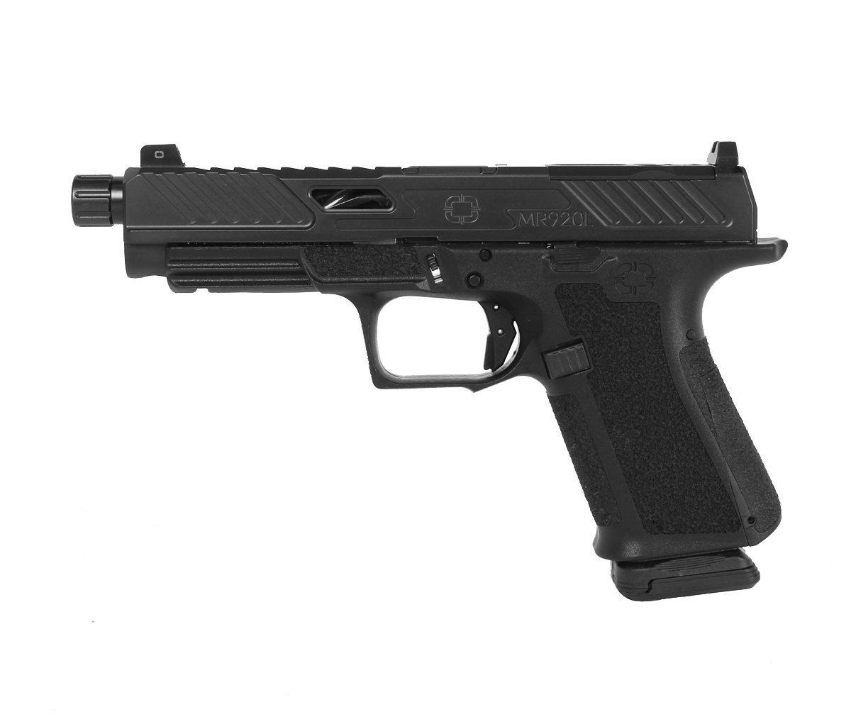 Shadow Systems MR920L Elite Longslide, DLC Spiral Threaded Barrel, 9mm - BLK