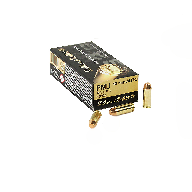 Sellier & Bellot 10mm Auto 180 GR. FMJ - 50RD