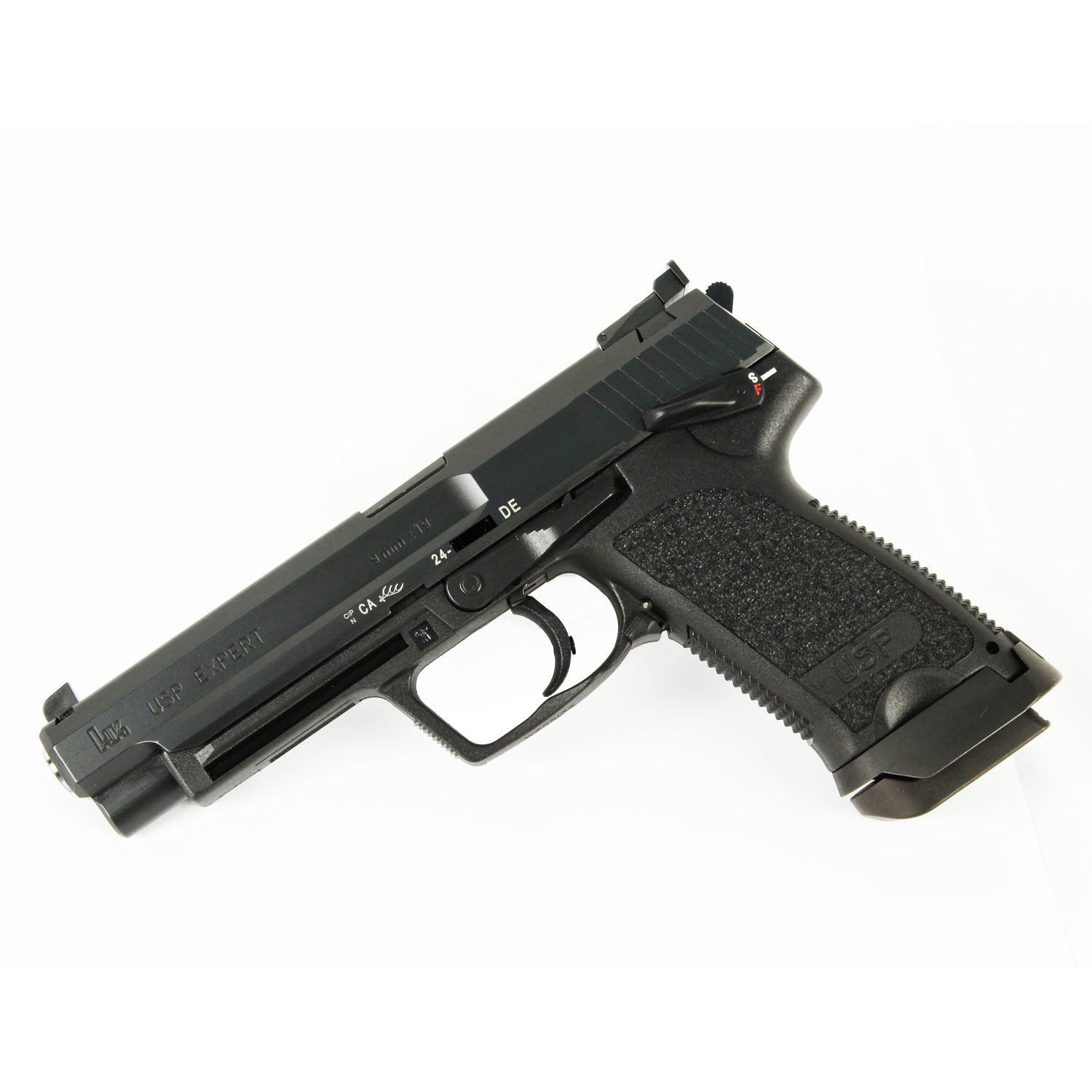 H&K USP Expert 9mm, DA/SA, Adjustable Sights With Jet Funnel