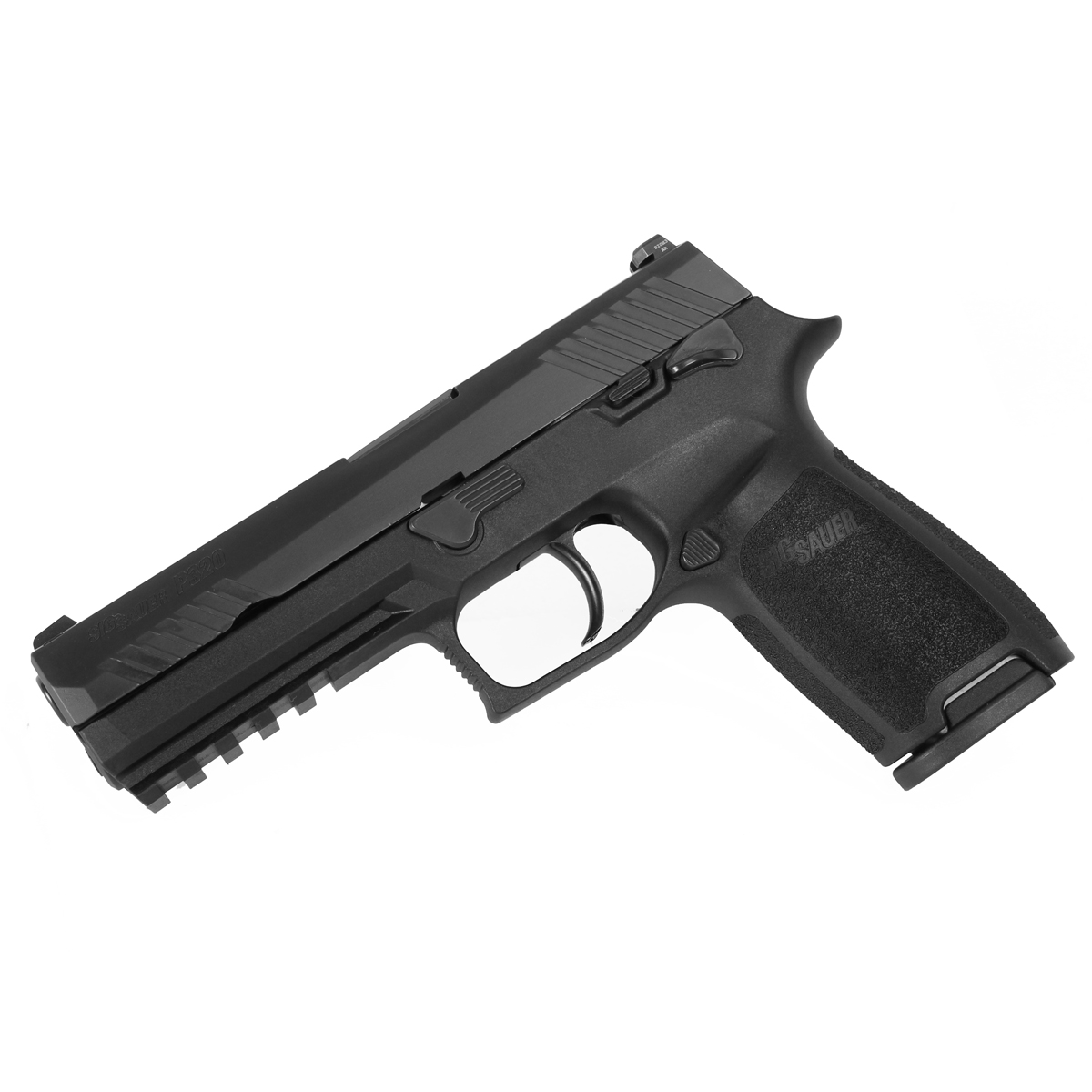  Sig Sauer P320 Full Size, 9mm, Nitron, SigLite Night Sights, Manual Safety